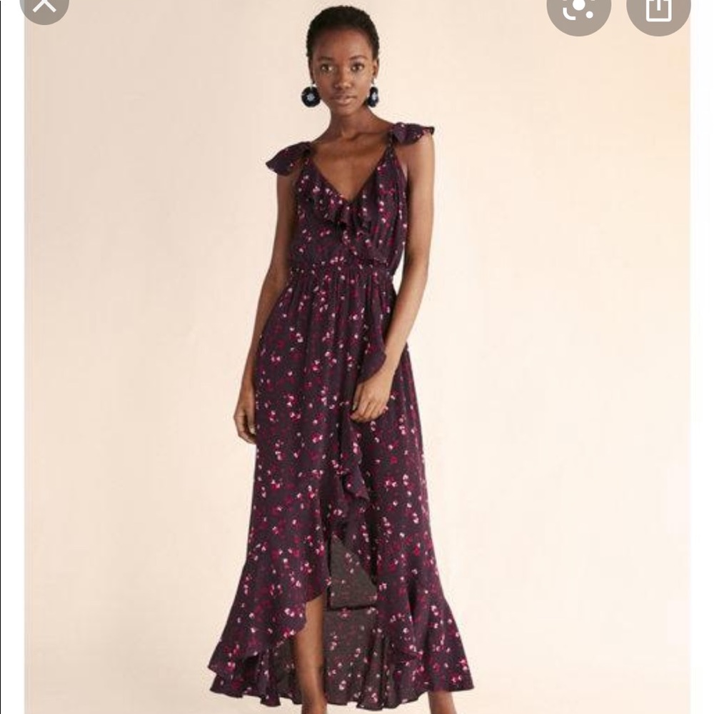 Express floral maxi dress NWT small